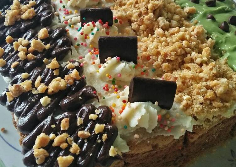 resep lengkap untuk Milo Ogura Cake