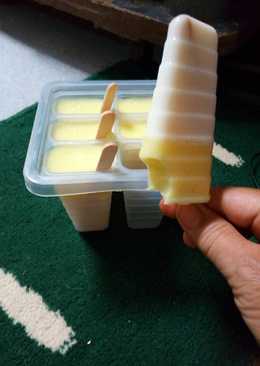 Pudding durian ala ice cream