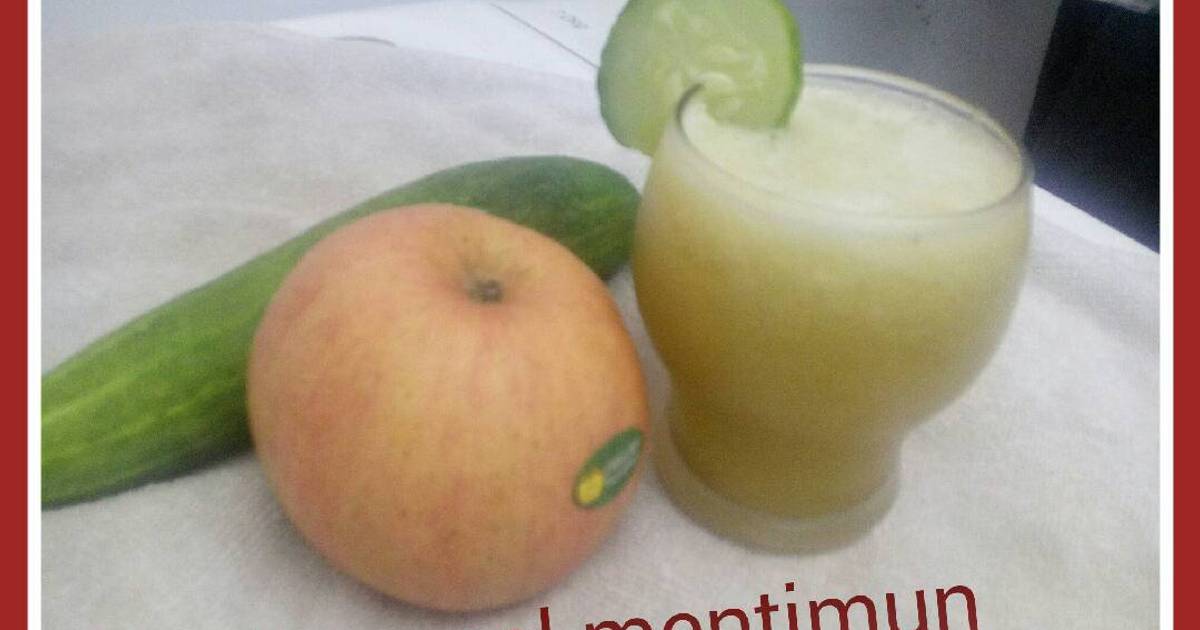 Resep JUS APEL MENTIMUN