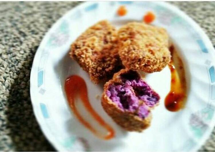 gambar untuk resep Nugget Tahu Ubi Ungu