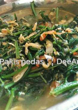 Tumis Pakis Pedas