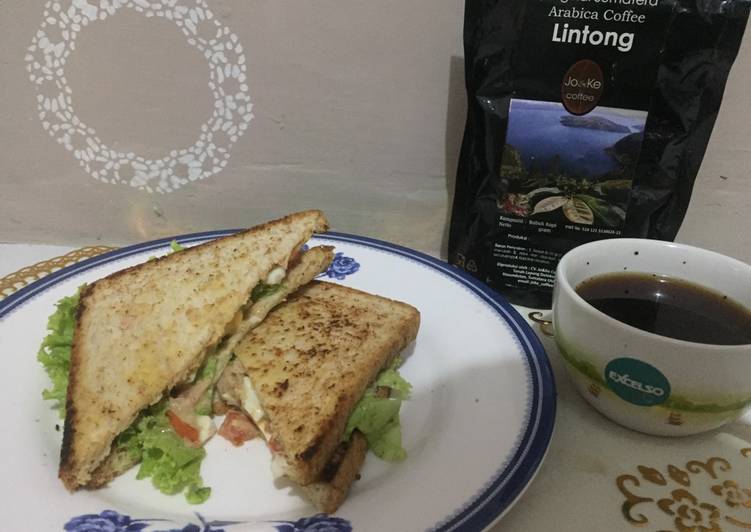 resep lengkap untuk Sandwich tuna