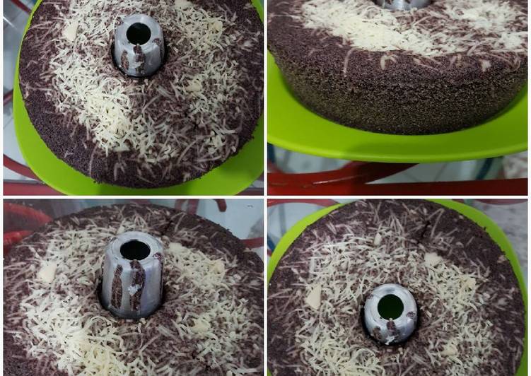 Resep Bolu  kukus  ketan  hitam  toping keju  oleh Risha 