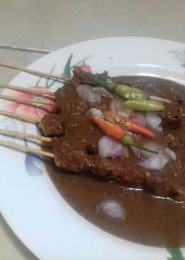 Sate ayam bumbu kacang simpleâº