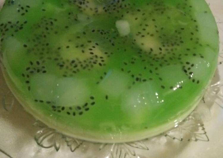 resep Puding kelapa nata coco