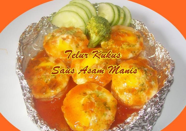 gambar untuk cara membuat Telur Kukus Saus Asam Manis