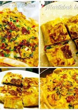 Martabak Curry Vegetarian (ala biasa dan ala india)