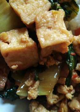 Pokcoy kering goreng ta-pe