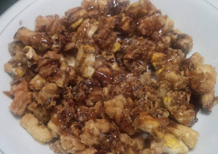 resep Orek tempe tahu kecap crispy ala vietta ranie