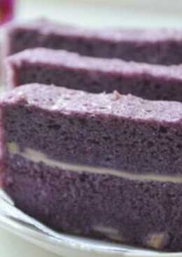 Brownies Kukus Taro Keju