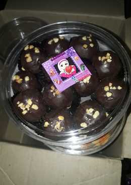 Nastar celup coklat