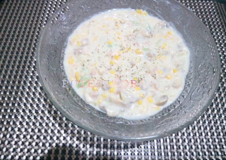 resep lengkap untuk Mushroom Cream Soup