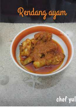 Rendang ayam sederhana