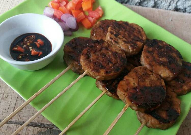 cara membuat Sate Tempe Bulat #pr_sate