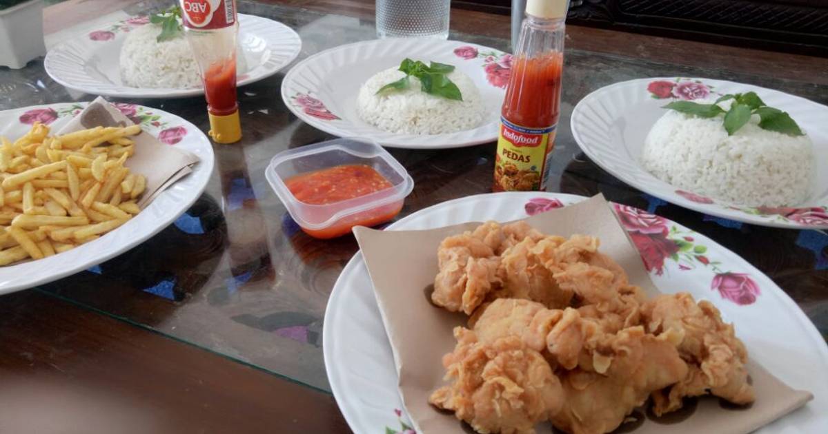 146 resep  ayam  goreng crispy baking soda enak dan 