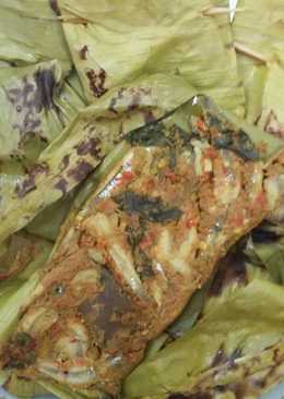 Pepes ikan teri basah