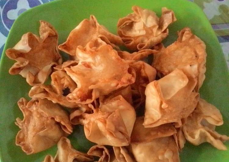 resep lengkap untuk Siomay...goreng