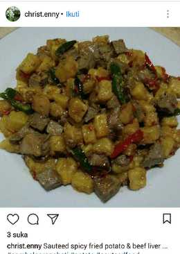 Sambal kentang goreng hati