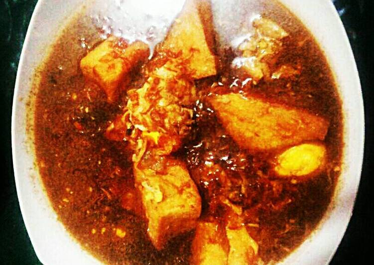 gambar untuk cara membuat Semur tahu telur ceplok