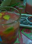 Es buah sirup marjan + susu