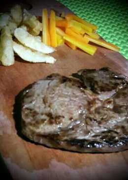 Home made Steak daging sapi