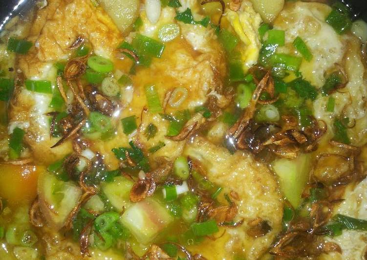 resep makanan Telur ceplok semur mandailing mantap