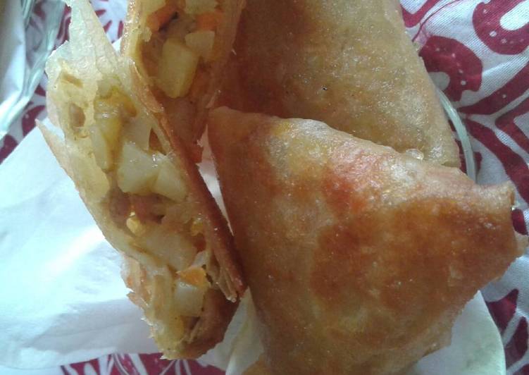 cara membuat Samosa Simple