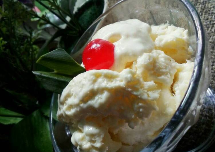 Resep Es Krim Jagung  Manis Sweet Corn Ice Cream  