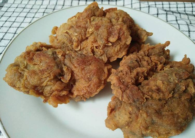 gambar untuk cara membuat Ayam Crispy KFC