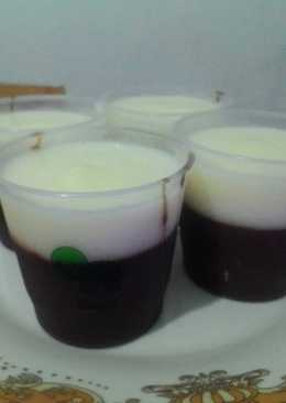 Puding coklat vla vanilla