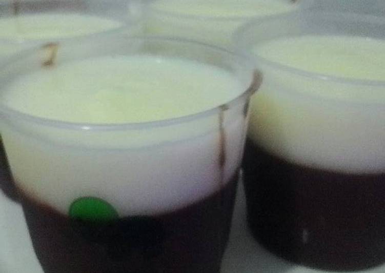 Resep Puding coklat vla vanilla Kiriman dari BuNda"a FaTiH,,,,,,