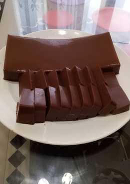 Puding sutra coklat