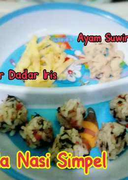 Bola Nasi Simpel (toddler meal)