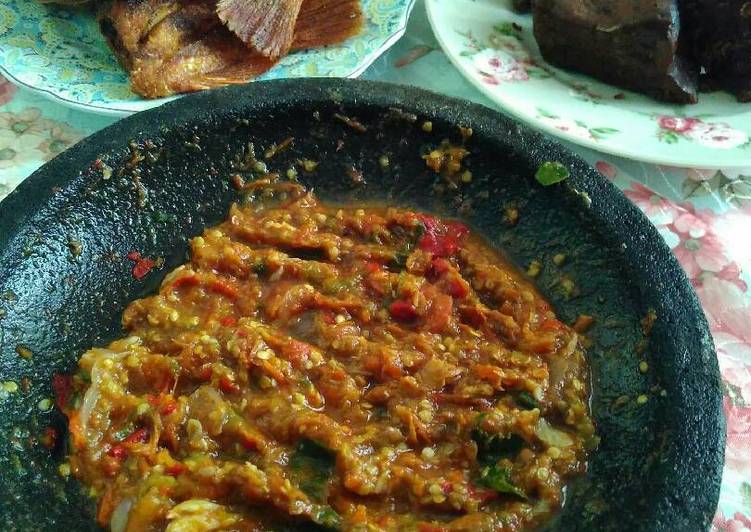 resep Sambal terasi kukus huh hah