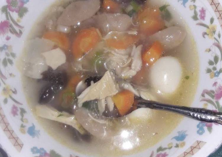 cara membuat Sup timlo ala mama albirru
