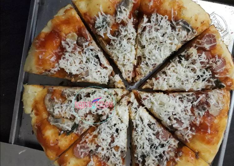 resep masakan Pizza Teflon