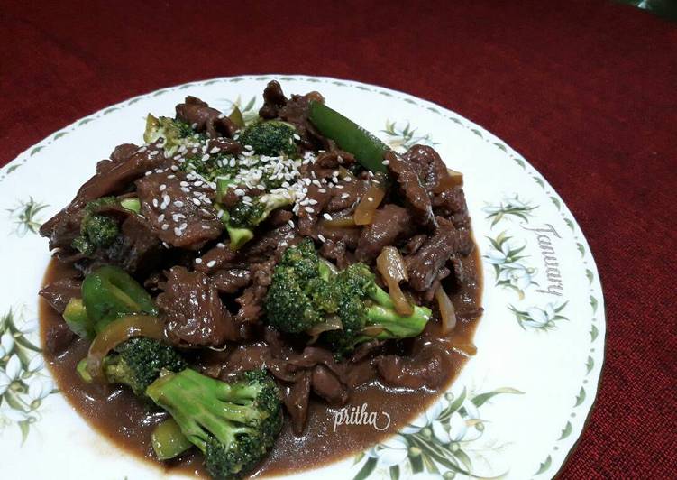 resep makanan Sapi Saus Tiram #kitaberbagi