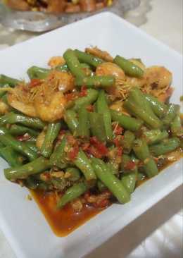 Buncis udang sambel terasi