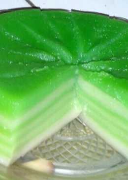 Kue lapis pandan  #bikinramadanberkesan