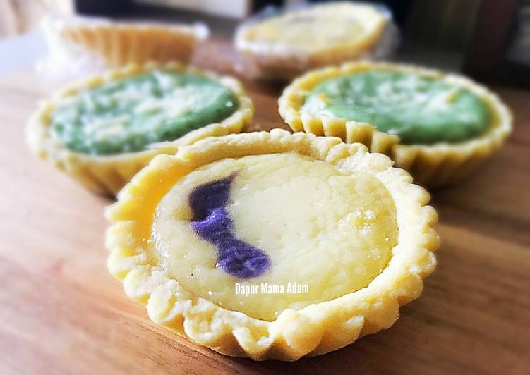 gambar untuk resep Cheese Tart Ekonomis 3 Varian Rasa (Blueberry, Strawberry dan Greentea)