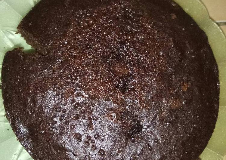 resep lengkap untuk Brownis kukus simple masak menggunakan magicom