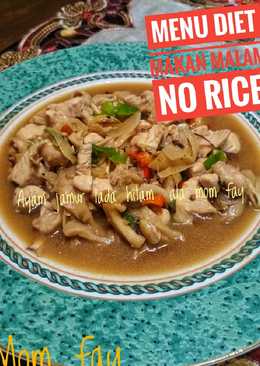 Ayam jamur lada hitam