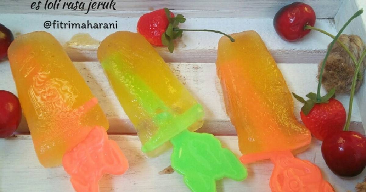 13 resep popsicle jeruk enak dan sederhana - Cookpad