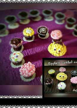 Eggless coklat cupcake