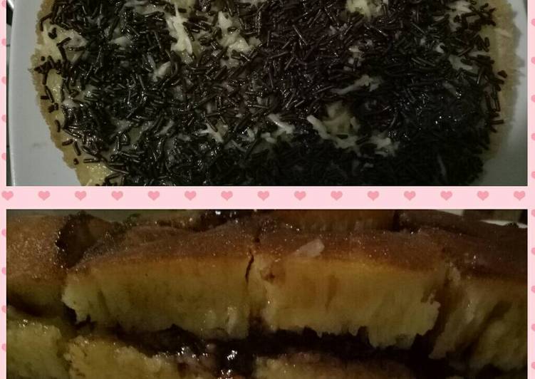 cara membuat Martabak Manis Teflon Coklat Keju