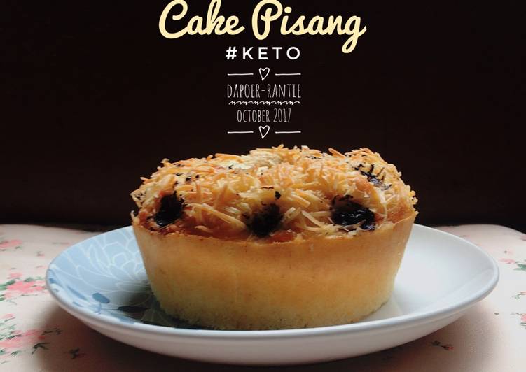 gambar untuk cara membuat Bolu Pisang Coklat Keju #keto ala Rantie