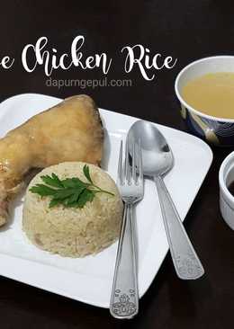 Hainanese Chicken Rice(Nasi Ayam Hainan) simple pake rice cooker