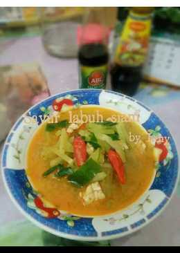 Sayur labuh siam tempe