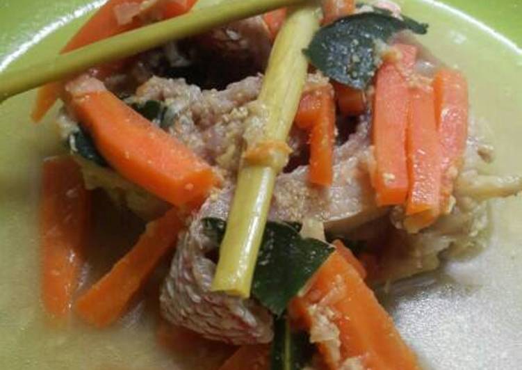 resep makanan Kari Kakap Merah (batita)