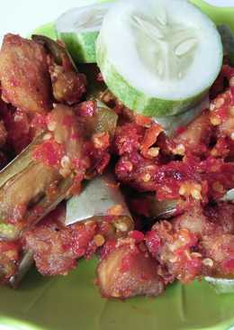 29. Ayam Dadu dan Terong Balado
